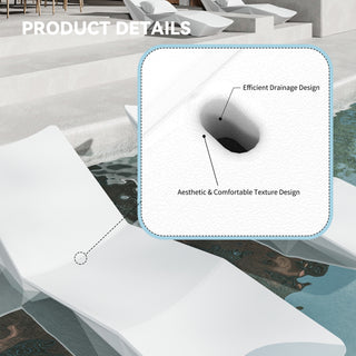 Quick Assembly S-shaped Pool Lounger, Ergonomic Design, Comfortable and Breathable, Essential for Outdoor Relaxation