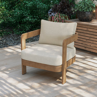 Assembly Free Chair (Set of 2), Wood Look Finish: 0% Deforestation, 100% Wood Soul, Outdoor Aluminum Chair Set, 2 Person Outdoor Club Chair, Wood Grain Veneer chairs for Patio