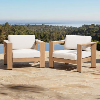 Quick-Assembly Outdoor Aluminum Chair ,Wood-Grain Veneer chair for Patio, Wide Armrest Triangular Aluminum Tube Chair