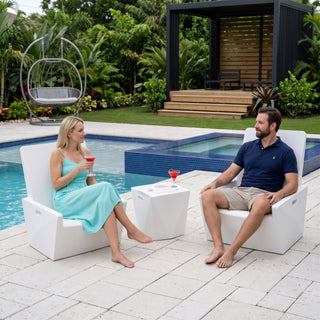 Quick Assembly Outdoor Pool Club Chair, Ergonomic Design, Comfortable and Breathable, Essential for Outdoor Relaxation