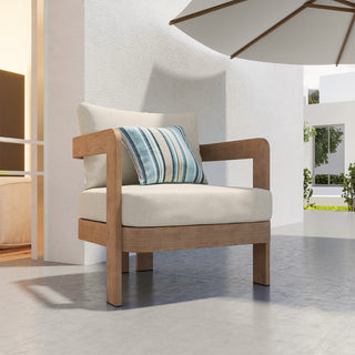 Assembly Free Chair (Set of 2), Wood Look Finish: 0% Deforestation, 100% Wood Soul, Outdoor Aluminum Chair Set, 2 Person Outdoor Club Chair, Wood Grain Veneer chairs for Patio